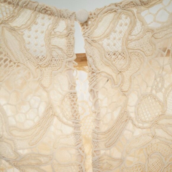 Dress the Population  Avianna Rose Lace Dress | Cream | XS | NWT - Picture 6 of 15